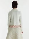 NOVEMBER COLLAR CD IV Cardigan Ivory - TIBAEG - BALAAN 3