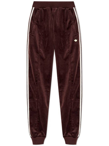 ADIDAS Originals Pants With Logo, Women's, Brown - ADIDAS ORIGINALS - BALAAN 1