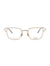 eyewear titanium glasses gold - PRADA - BALAAN 1