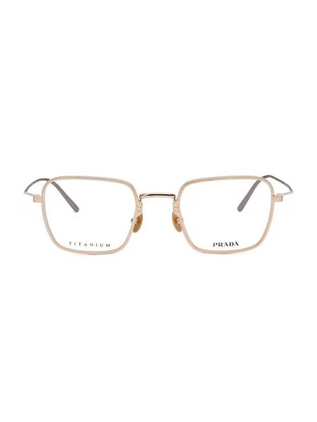 eyewear titanium glasses gold - PRADA - BALAAN 1