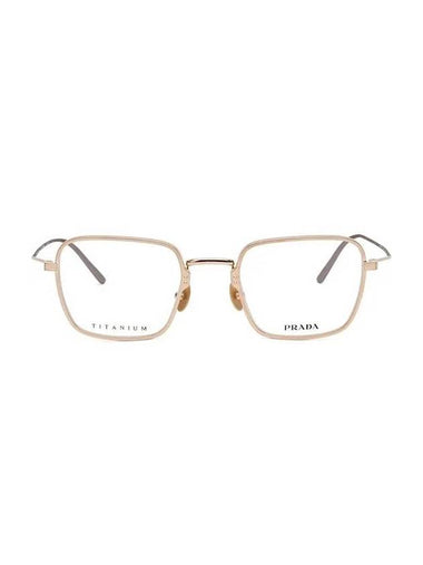 Eyewear Titanium Eyeglasses Gold - PRADA - BALAAN 1