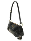 Re-Edition 2002 Small Leather Shoulder Bag Black - PRADA - BALAAN 3