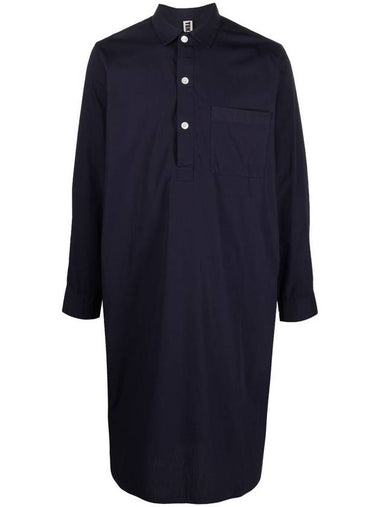 Tekla Cotton Poplin - Night Shirt Clothing - TEKLA - BALAAN 1