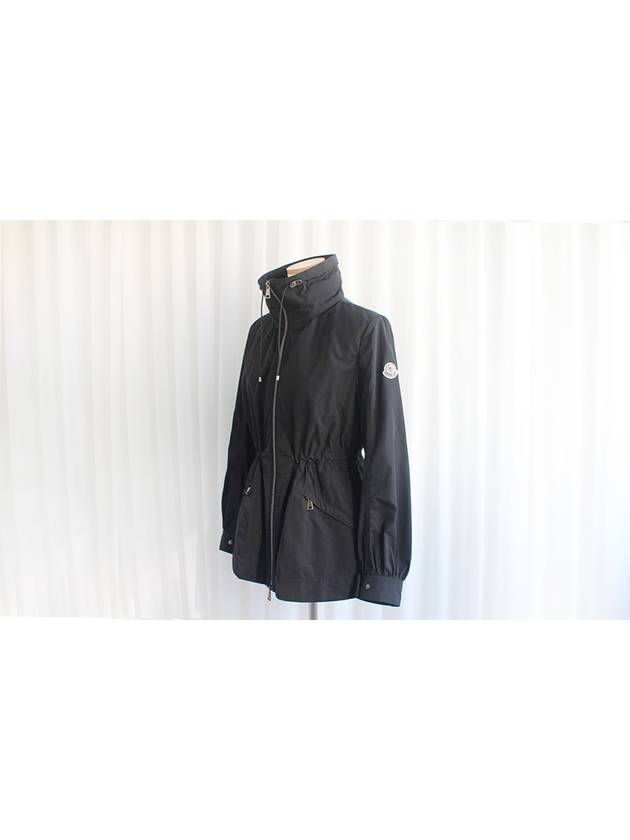 Used Luxury Daol Enet Women s Windbreaker Jacket Black Size 1 - MONCLER - BALAAN 4