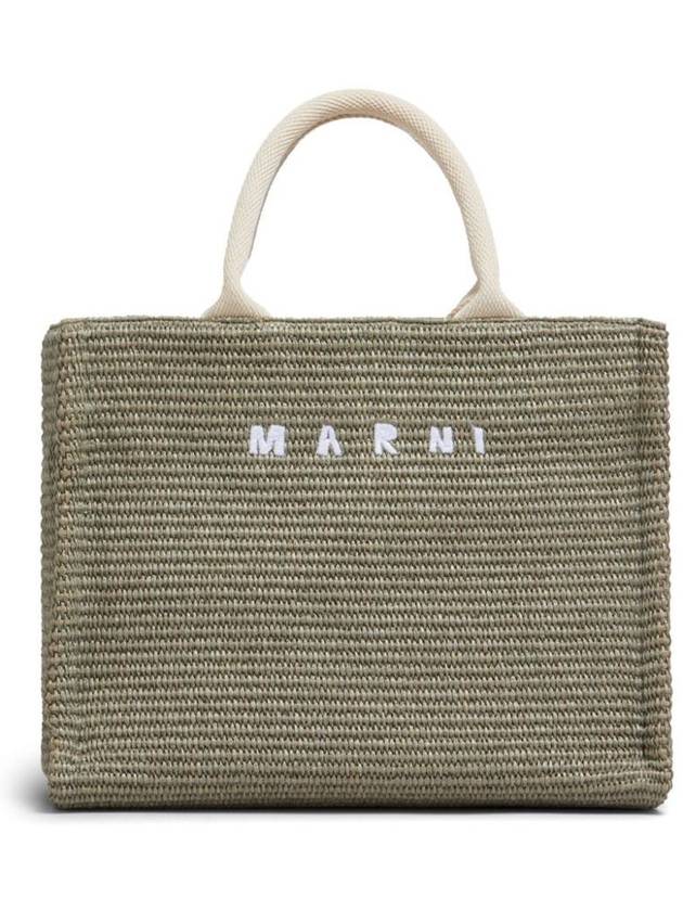 Marni Raffia-Effect Small Tote Bags - MARNI - BALAAN 1