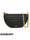 Mini Leather Zipper Olympia Shoulder Bag Black - BURBERRY - BALAAN 2