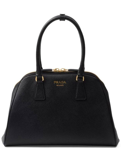 Medium Saffiano Leather Black - PRADA - BALAAN 2