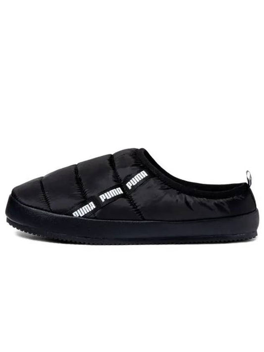 Logo Tough Padded Polka Quilted Slippers Black - PUMA - BALAAN 2