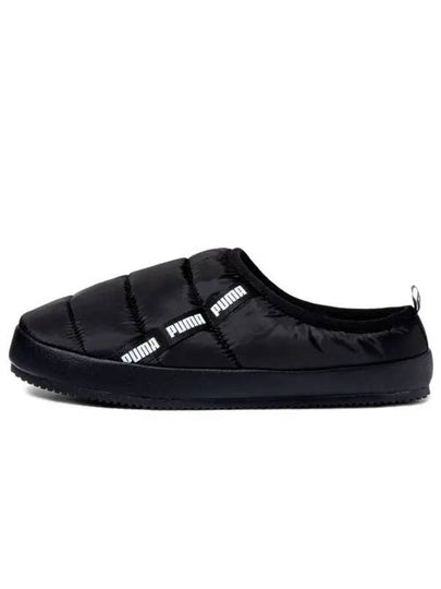 Logo Tuff Padded Polka Quilted Slippers Black - PUMA - BALAAN 2