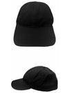 Back Logo Cotton Ball Cap Black B0651062892 - CELINE - BALAAN 5