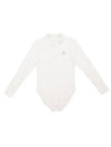 Lala Collar Body Suit White - LALA SMILE - BALAAN 1