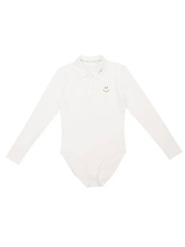 Lala Collar Body Suit White - LALA SMILE - BALAAN 2