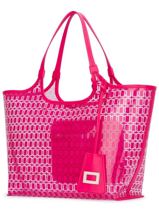 PVC medium tote bag pink - ROGER VIVIER - BALAAN 3