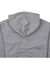 Heart Logo Cotton Hoodie Grey - AMI - BALAAN 9