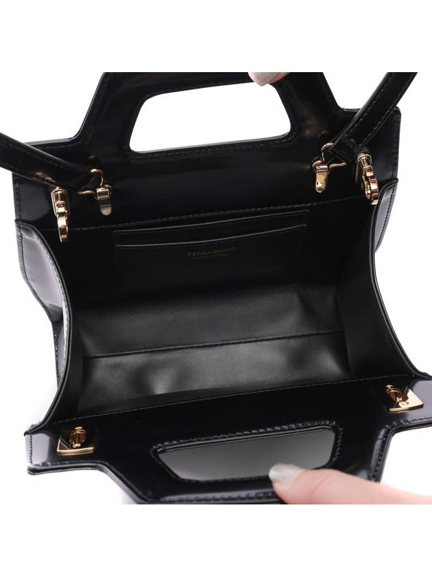 Wanda Mini Bag Black - SALVATORE FERRAGAMO - BALAAN 7