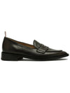 Grosgrain Loop Trim Loafers Brown - THOM BROWNE - BALAAN 2