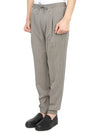 Wool Twill Track Pants Grey - DIOR - BALAAN 3