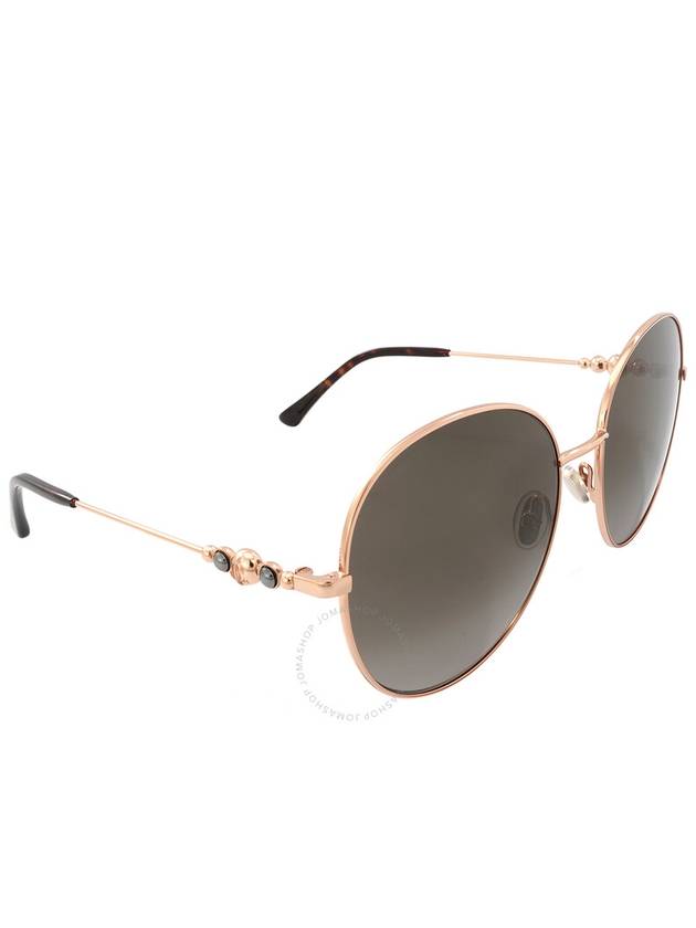 Jimmy Choo Brown Round Ladies Sunglasses BIRDIE/S 006J/HA 60 - JIMMY CHOO - BALAAN 3