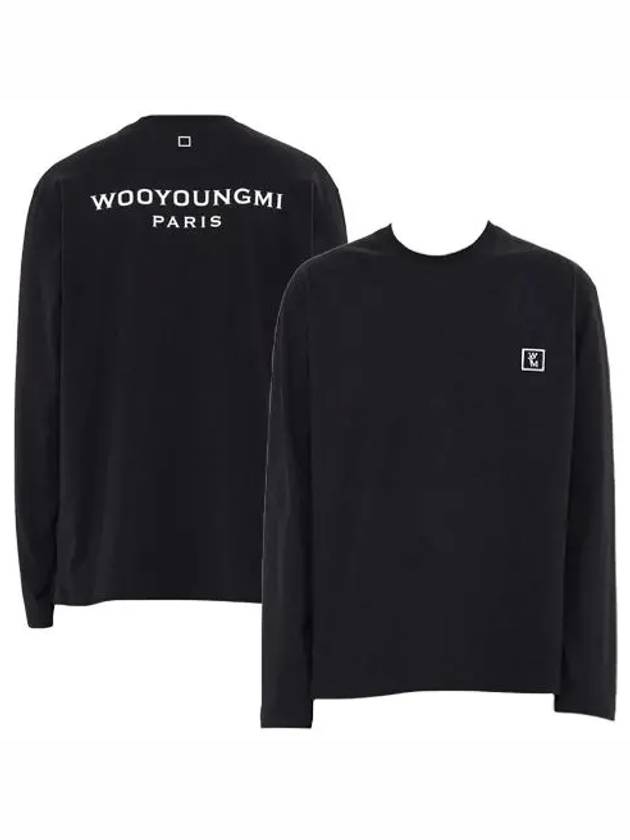 Cotton back logo long sleeve t-shirt W231TS17 715B - WOOYOUNGMI - BALAAN 2