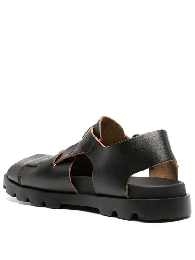 Brutus Leather Sandals Black - CAMPER - BALAAN 4