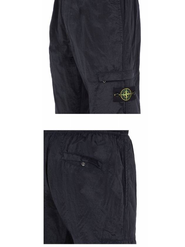 Wappen Patch Nylon Metal Cargo Track Pants Navy - STONE ISLAND - BALAAN 6