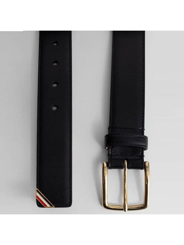 Men's Three Stripes Enamel Classic Belt - THOM BROWNE - BALAAN.