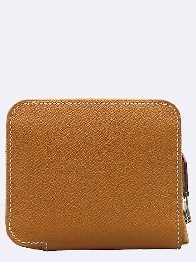 brown half wallet - HERMES - BALAAN 2