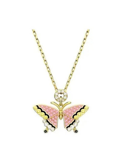 Idyllia Butterfly Pendant Necklace Gold - SWAROVSKI - BALAAN 2