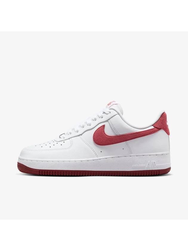 Women's Air Force 1 '07 Valentine's Day Low Top Sneakers White Adobe - NIKE - BALAAN 2