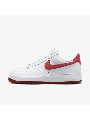 Women's Air Force 1 '07 Valentine's Day Low Top Sneakers White Adobe - NIKE - BALAAN 1