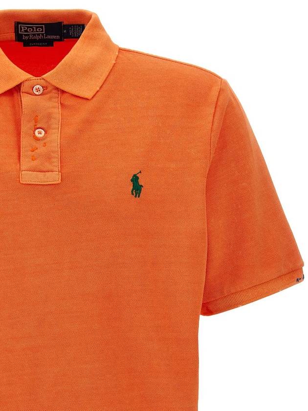 Polo Ralph Lauren Logo Embroidery Polo Shirt - POLO RALPH LAUREN - BALAAN 3