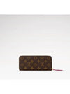 Monogram Clemence Long Wallet Brown Fuchsia - LOUIS VUITTON - BALAAN 6