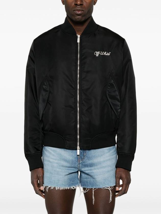 Script NYL bomber jacket - OFF WHITE - BALAAN 3