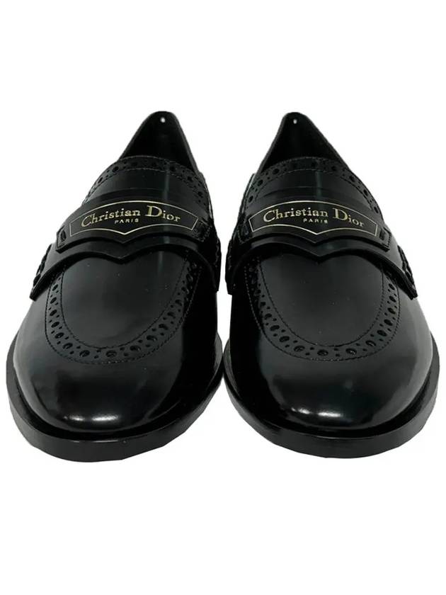 Boy Logo Loafers Black - DIOR - BALAAN 4