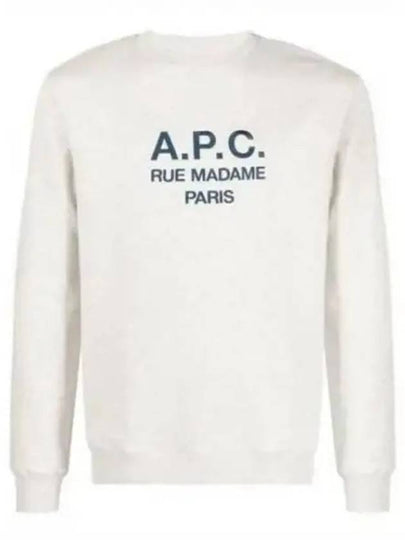 Rufus Embroidery Logo Sweatshirt Grey - A.P.C. - BALAAN 2