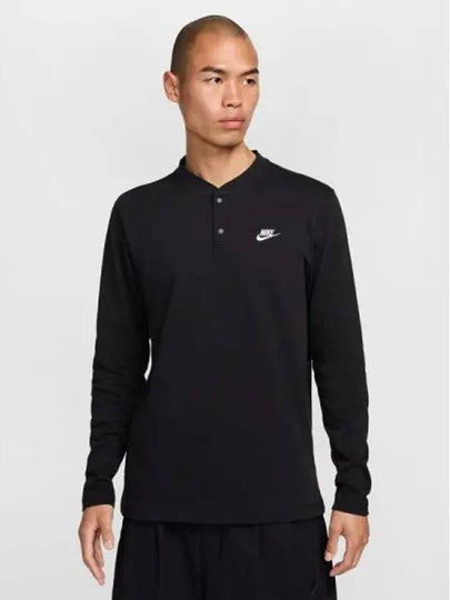 Man Club Long Sleeve Henry 010 - NIKE - BALAAN 1