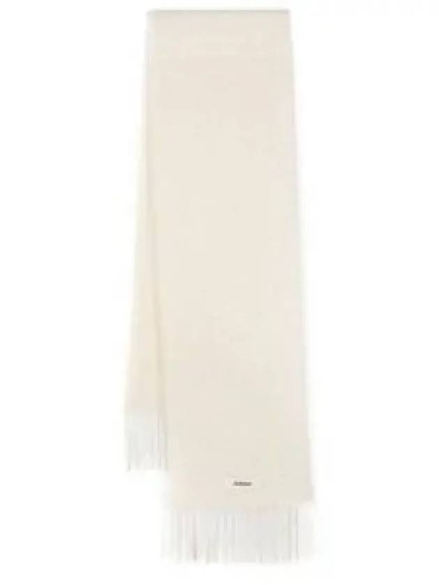 Carro Mohair Alpaca Muffler Off White - JACQUEMUS - BALAAN 2