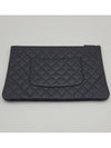 Classic Caviar Large Clutch Black A82552 - CHANEL - BALAAN 3