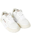 Parker OG Sole Leather Low Top Sneakers White - MAISON MIHARA YASUHIRO - BALAAN 4