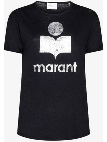 Women s Coldy Short Sleeve T Shirt TS0004FA A1N10E 01BK - ISABEL MARANT - BALAAN 1