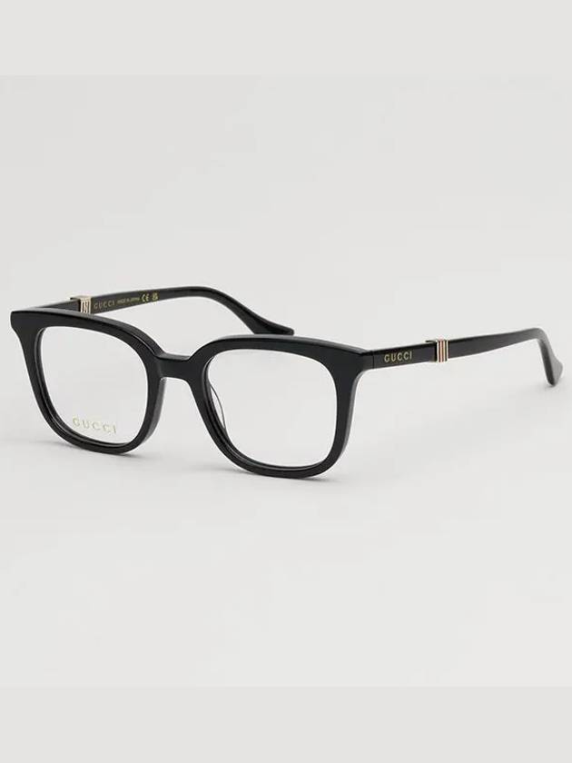 Rectangle Acetate Eyeglasses Black - GUCCI - BALAAN 4