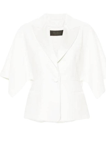 Caddy Tuxedo Curacao Jacket White - MAX MARA - BALAAN 1