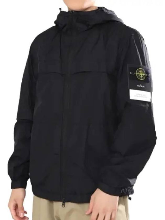 Garment Dyed Crinkle Reps R-Nylon Jacket Black - STONE ISLAND - BALAAN 2