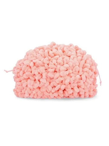 Chenille Mini Pouch Bag Pink - BOTTEGA VENETA - BALAAN 1