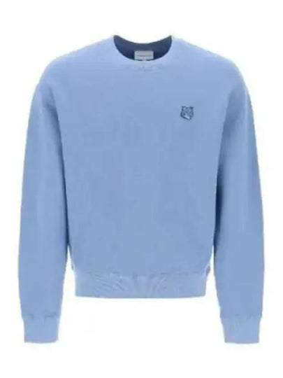 Bold Fox Head Cotton Sweatshirt Blue - MAISON KITSUNE - BALAAN 2