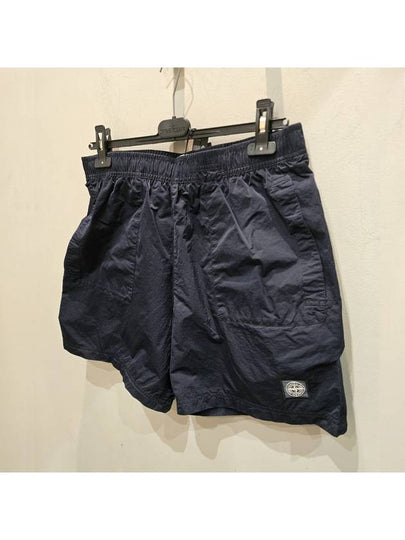 Pocket Swim Shorts Navy - STONE ISLAND - BALAAN 2