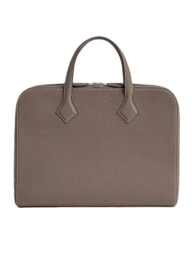 Victoria Light Briefcase Etoupe - HERMES - BALAAN 1