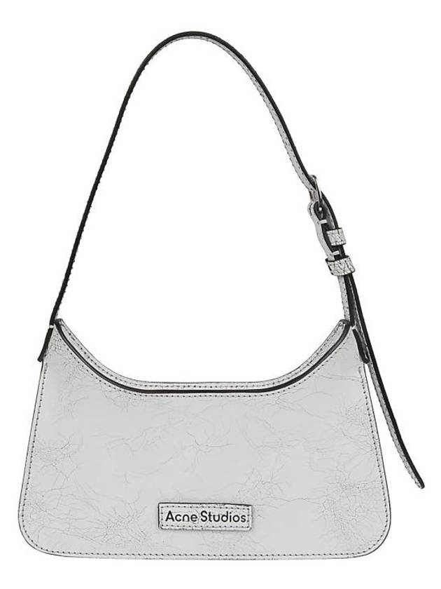 Platt Micro Leather Shoulder Bag White - ACNE STUDIOS - BALAAN 3