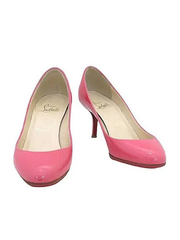 Christian Louboutin Pink Patent Pumps Women s Shoes - CHRISTIAN LOUBOUTIN - BALAAN 1