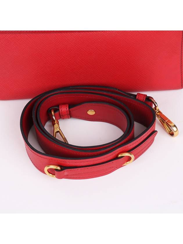 Esplanade Saffiano Red Shoulder Bag 1BA043 - PRADA - BALAAN 7